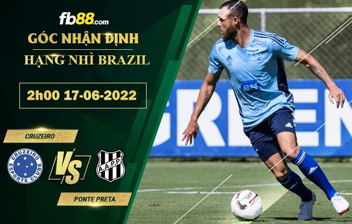Fb88 soi kèo trận đấu Cruzeiro vs Ponte Preta