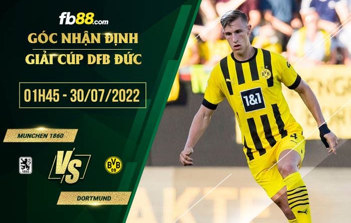 fb88 tỷ lệ kèo nhà cái Munchen 1860 vs Dortmund